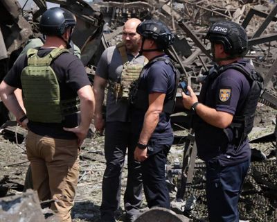 Ukraine war briefing: Russian attack on eastern region kills at least 19 as Zelenskyy flies in for Nato summit