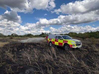 Wildfire warning for London as blaze in Enfield marsh closes M25 lanes amid soaring temperatures