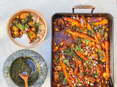 How to turn the whole carrot into a Moroccan-spiced stew – recipe