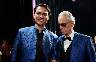 Andrea Bocelli's son Matteo will sing at Jeff Bezos' star studded wedding