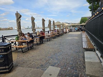 Historic pub loved by Charles Dickens battles to keep riverside tables branded 'visual clutter' by council