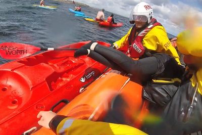 RNLI crews and lifeguards rescue 18 kayaking and paddleboarding in strong winds