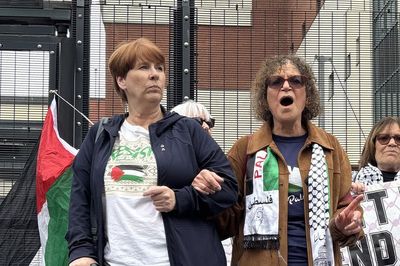 Grandmothers arrested at Palestine protest ‘robustly deny any criminal offence’