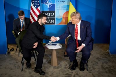 Sidelined Zelensky Still Gets Trump Face Time At NATO Summit