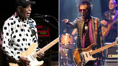 “Edgar Winter invited me to jam. From the stage, you could see the door, and in walks Buddy. And I said, ‘He showed up!’” Earl Slick on the time he jammed in front of Buddy Guy at the blues great’s club – and won his heart