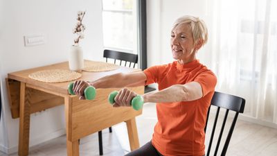 Over 60? Forget running and swimming — these 5 bodyweight exercises help strengthen your entire body, using just a chair
