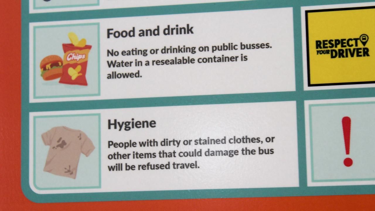 New public transport dress code signs labelled 'cruel'