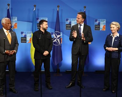 European leaders meet in Brussels to discuss Ukraine, the Middle East, defence and migration – as it happened