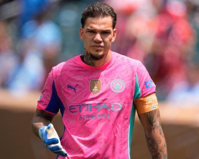 ‘My head is here’: Ederson dismisses Manchester City exit talk as fake news