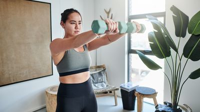 This nine-minute arms workout is a fast way to build upper-body strength at home