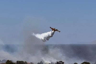 Evacuations near Athens as another wildfire hits Greece during heat wave