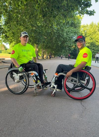Peak performers! Disabled Londoners in world-first attempt to cross the Alps in wheelchairs