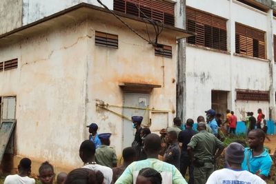 An explosion and ensuing stampede kill 29 children in a Central African Republic school