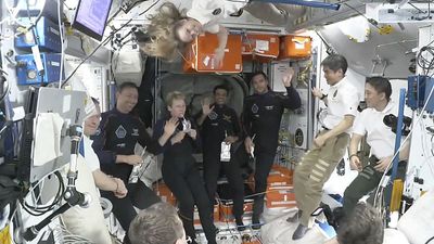 International Space Station welcomes first astronauts from Poland, Hungary and India