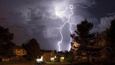 Thunderstorm 'Ring of fire' erupts around 'heat dome' and Tropical Storm Andrea named in the Atlantic