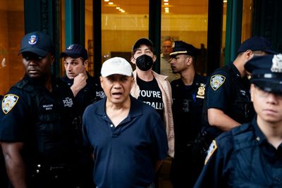 Six arrested at protest of Palantir, tech company building deportation software for Trump admin