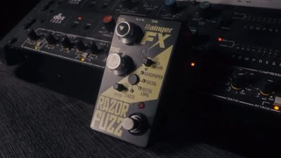 Guitar pick modeling is now a thing: Rainger FX’s Razor Fuzz is a dirt pedal like no other with digital tones of plectrums made from sandpaper and metal