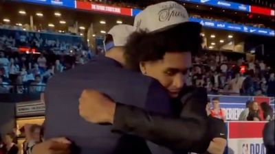 Mics Caught Cooper Flagg's Four-Word Message to Dylan Harper After Getting Drafted
