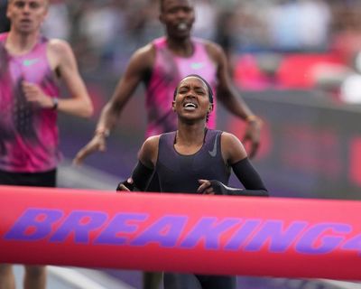 Faith not enough as Kipyegon misses four-minute mile barrier by six seconds
