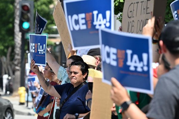 US citizen arrested during Ice raid in what family describes as ‘kidnapping’