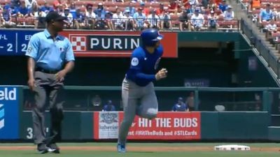 Cubs' Ian Happ Called Out After Attempting Sneaky Move on the Bases vs. Cardinals