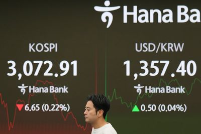 Asian shares are mostly higher after US stocks rise to the brink of a record