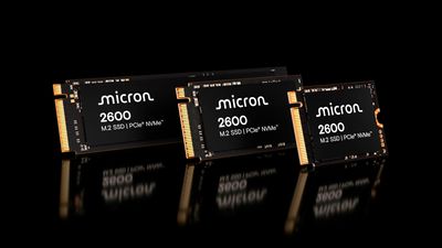 Micron 2600 QLC SSD uses flexible caching to offer TLC-like performance—7,200 MB/s reads and 6,500 MB/s writes push the limits of PCIe 4.0