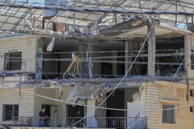 1 killed and 11 wounded in intense Israeli strikes on south Lebanon