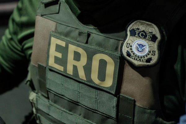 Iranian woman, who has lived in US for 47 years, taken by Ice while gardening