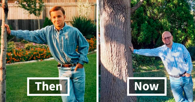 40 Times People Tried To Recreate Their Photos Years Later And Nailed It (New Pics)