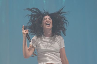 Lorde performs new album Virgin in full in surprise Glastonbury Festival set
