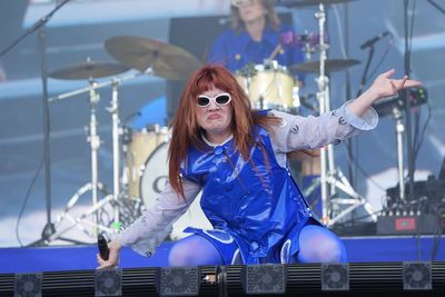 CMAT shouts ‘Free Palestine’ and wades into Glastonbury crowd during lively set