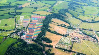 Glastonbury’s Technicolor Tent Grid Is the Design Inspo You Didn’t Know You Needed