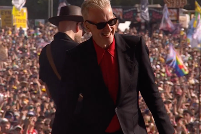 Franz Ferdinand hailed for ‘genius’ cameo during Glastonbury performance