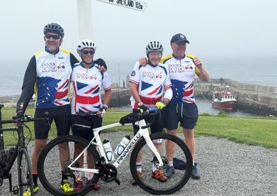 'I broke two ribs and had six stitches' – 87-year-old becomes one of oldest LEJOG finishers despite nasty crash