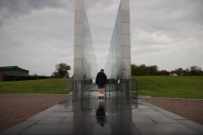 ‘It’s a concrete eyesore’: Locals and survivors rage over New Jersey’s ‘unfinished’ 9/11 memorial
