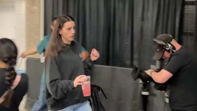 Injured Caitlin Clark Was Watching Out for a Cameraman Before Fever-Wings Game