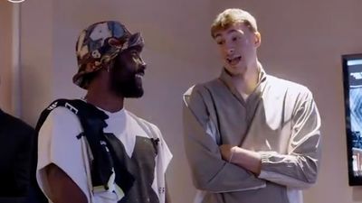 Cooper Flagg Meets Kyrie Irving for the First Time at Wings Game Following Draft