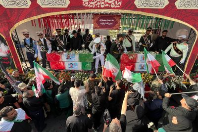Thousands mourn top Iranian military commanders and scientists killed in Israeli strikes