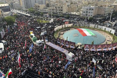 Iran holds state funeral for top commanders, scientists killed by Israel
