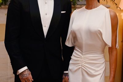 Victoria Beckham teases David after husband returns from surgery