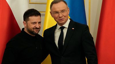 Ukraine's Zelenskyy awards Order of Freedom to Polish President Andrzej Duda