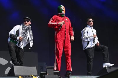 Kneecap’s contested Glastonbury performance was forceful, urgent – and impossible to suppress