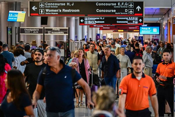 Veteran LA political adviser detained at US airport – and thinks having Obama-Biden T-shirt in his luggage may have been why