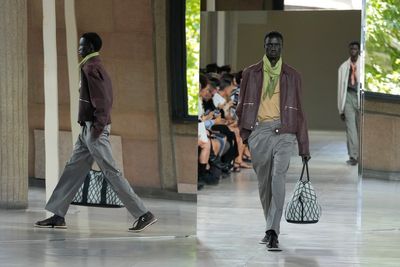 At Hermès, woven leather and quiet confidence set the tone for Paris menswear