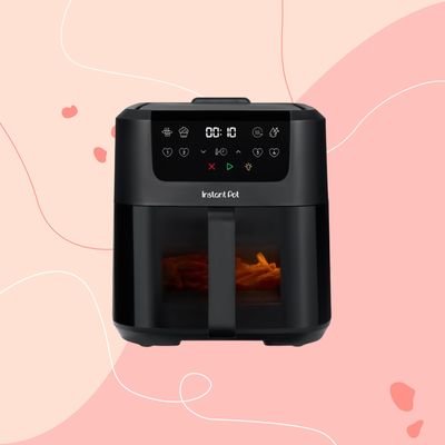This affordable air fryer has a filter built-in to get rid of gross cooking smells – I rated it a straight 5 stars