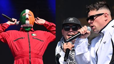 "Glastonbury, I'm a free man!" Kneecap draw massive crowd at Glastonbury, as BBC refuse to livestream the festival's most talked-about performance, but insist "the BBC doesn’t ban artists"