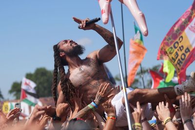 BBC hits out at Bob Vylan’s ‘deeply offensive’ Glastonbury set