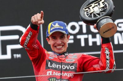MotoGP Dutch GP: Marc Marquez soaks up the pressure as Alex Marquez crashes out