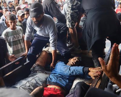 ‘Post-apocalyptic’: medical staff struggle as gangs fight over aid supplies in Gaza